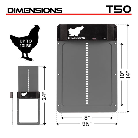 RUN-CHICKEN T50 all-season performance handles cold and heat reliably.