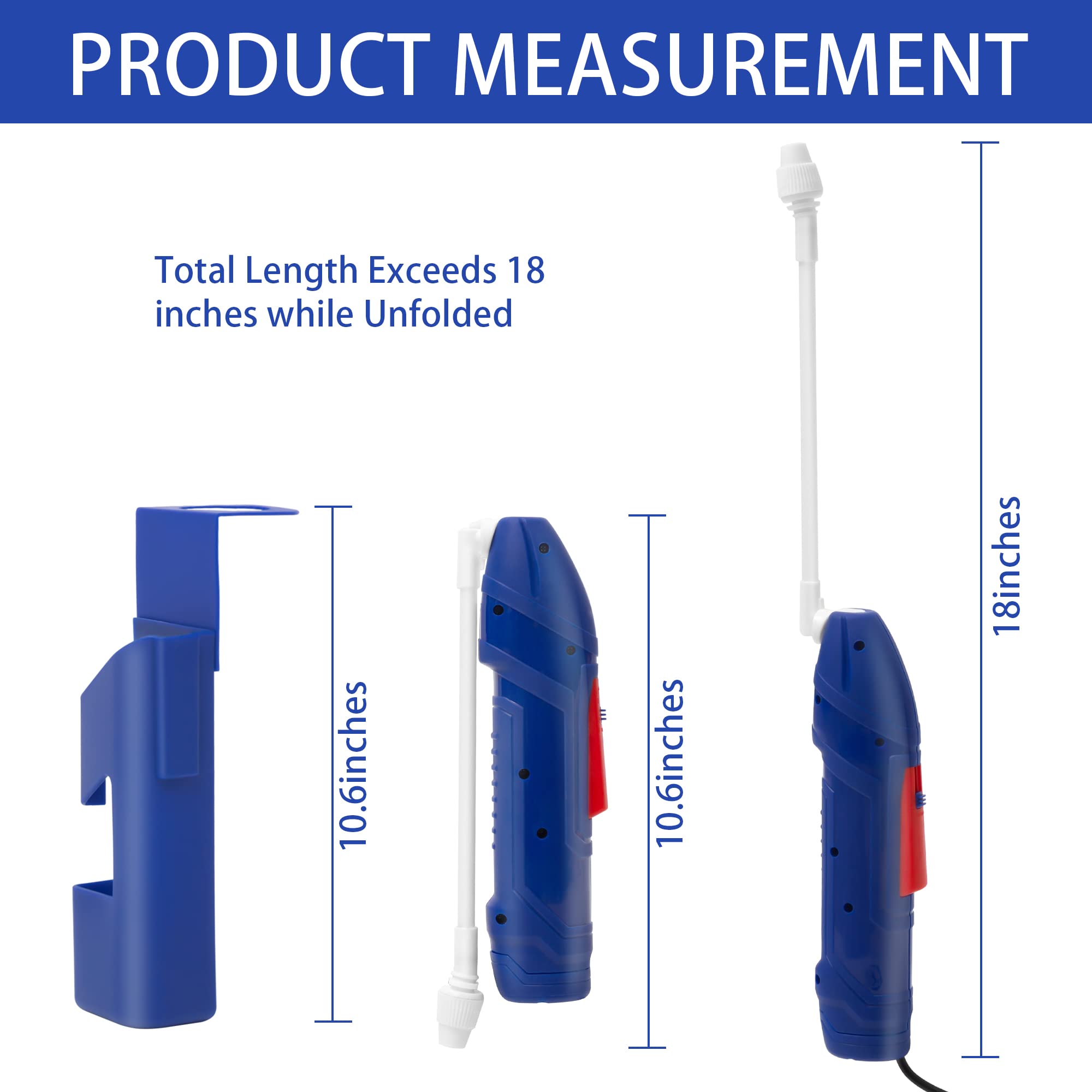 RUNAIVE sprayer compatible with standard container neck 38/400 for easy refills.