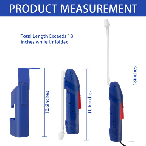 RUNAIVE sprayer compatible with standard container neck 38/400 for easy refills.