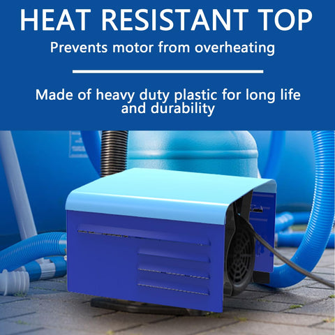 RunNico weatherproof ABS cover fits most centrifugal and jet pumps