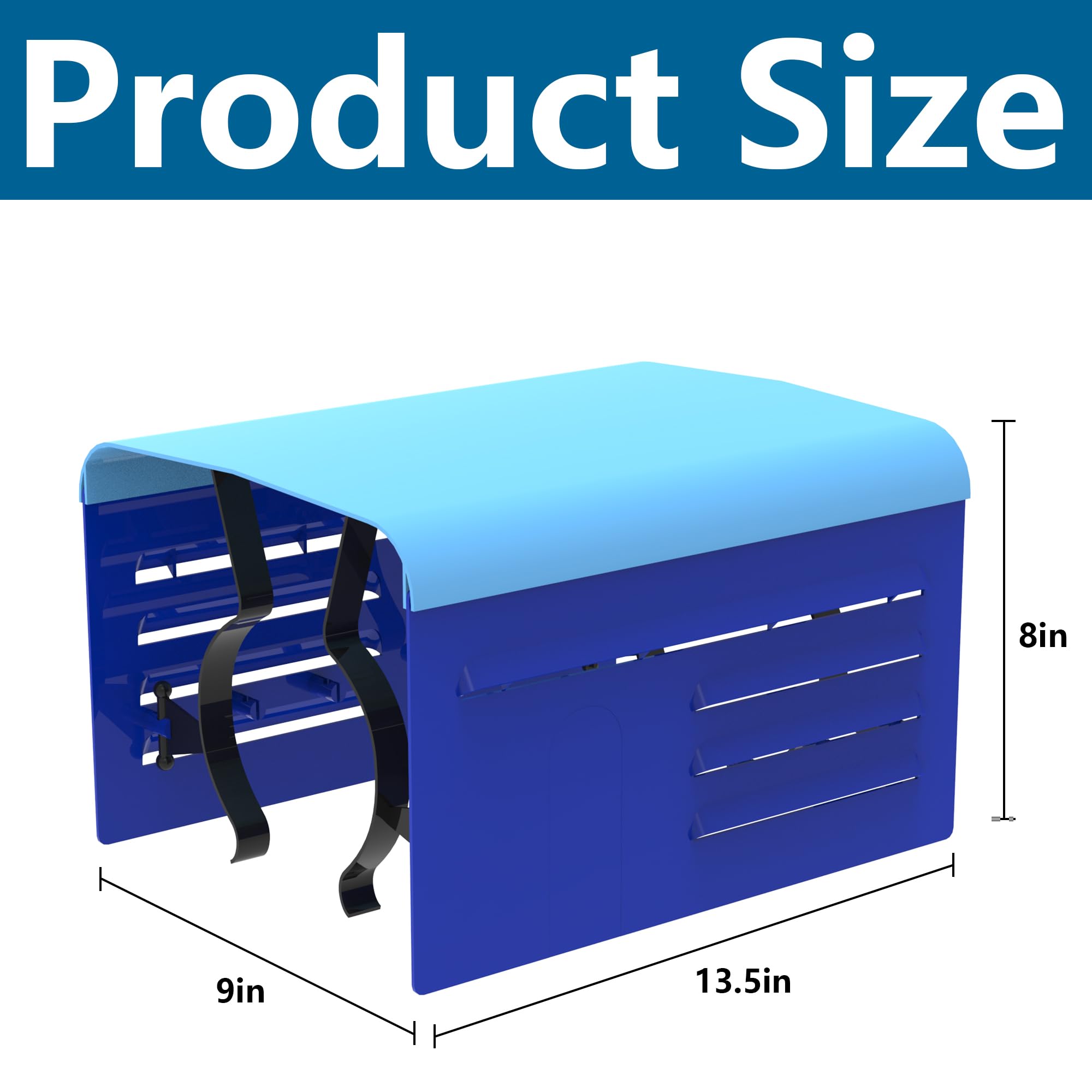 RunNico adjustable pool pump cover with discharge cut-out for a custom fit