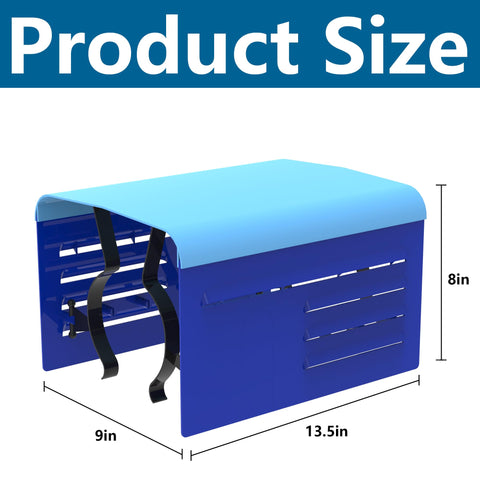 RunNico adjustable pool pump cover with discharge cut-out for a custom fit