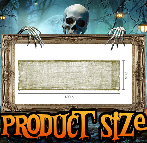 RunNico blood gauze yard decor creates dramatic, photogenic horror scenes for outdoors.