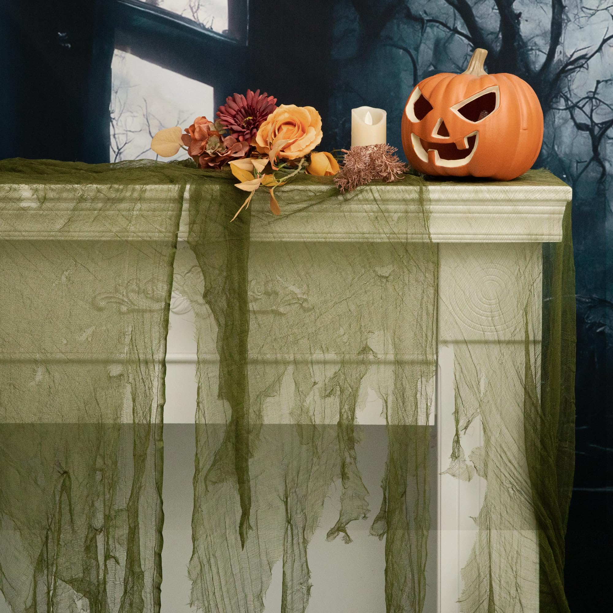 RunNico doorway drape creates eerie entryway for Halloween mood