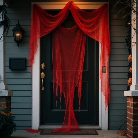 RunNico haunted doorway decor adds depth to entryways