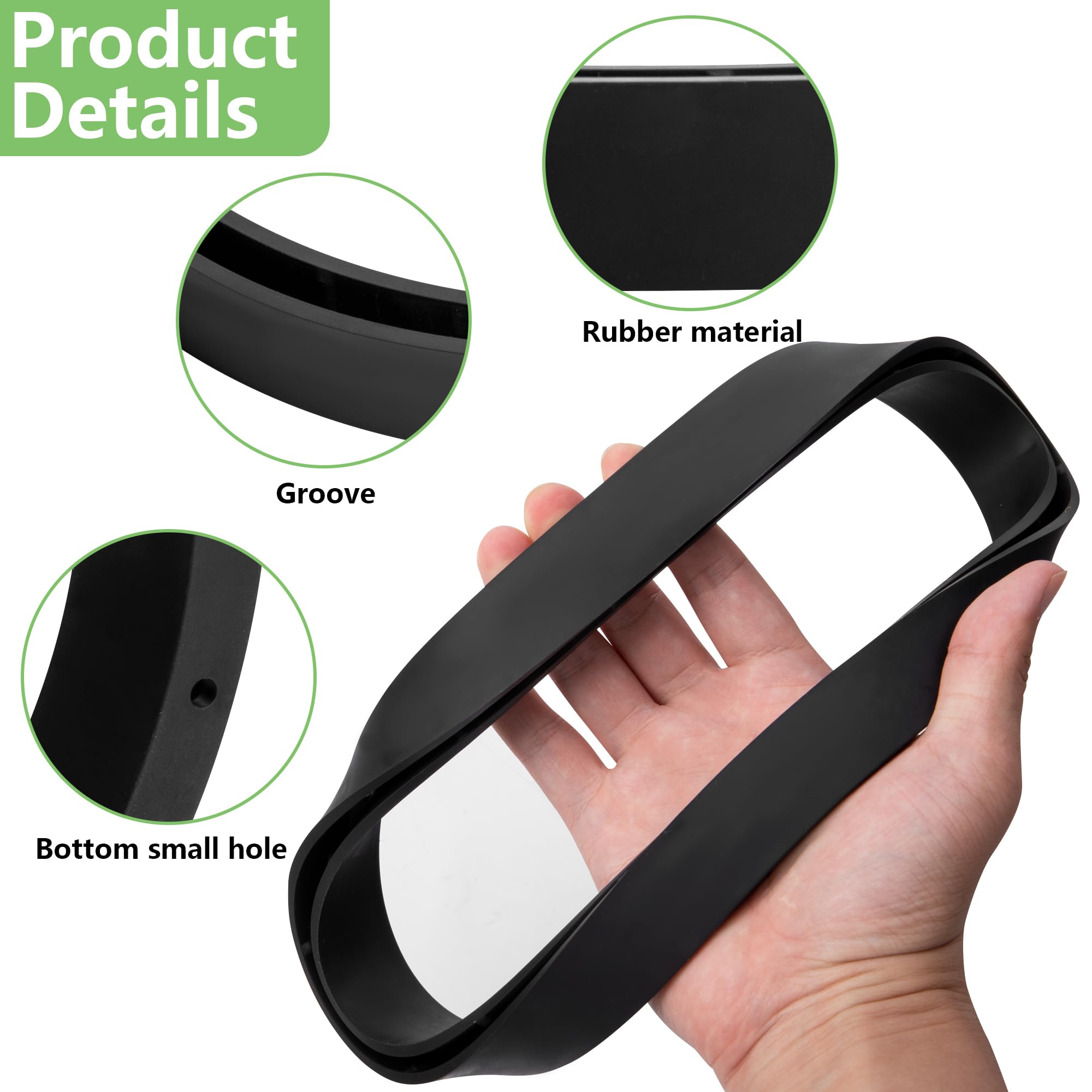 RunNico ring base closeup emphasizes durable compression resistant rubber