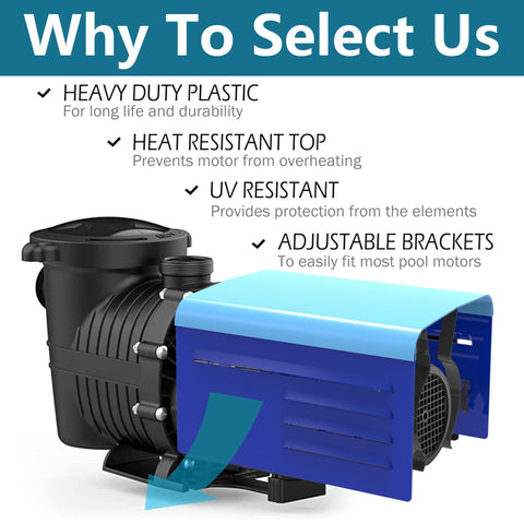 RunNico protects outdoor pool pump components from rain and dust