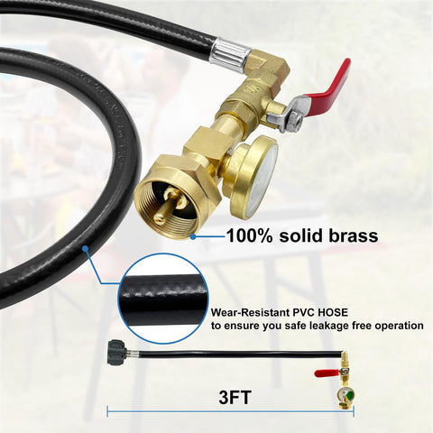 Runtticoon ON/OFF valve provides instant control over propane flow.