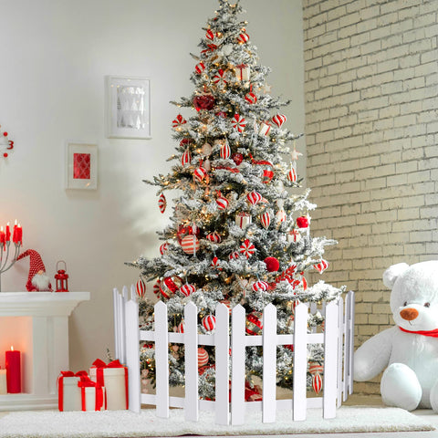 RUODON white fences adding festive charm to garden, weddings, or parties.