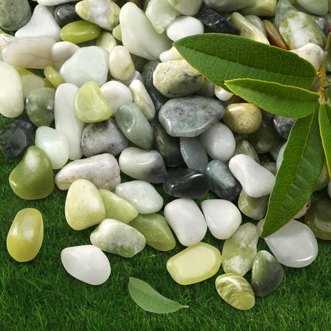 RUOJAS jade pebbles promote drainage and air flow in pots