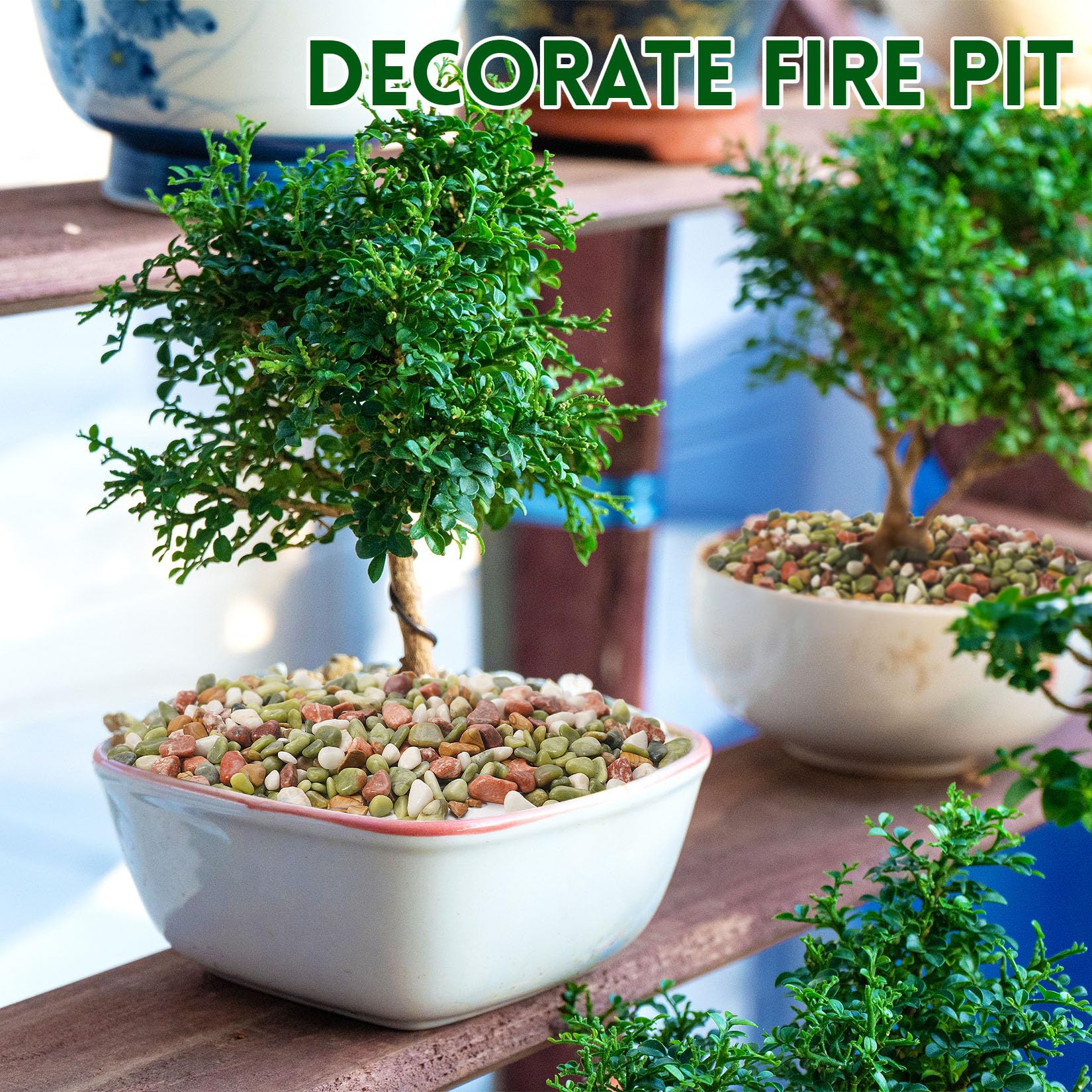 RUOJAS decorative rocks for vases or displays add a natural accent