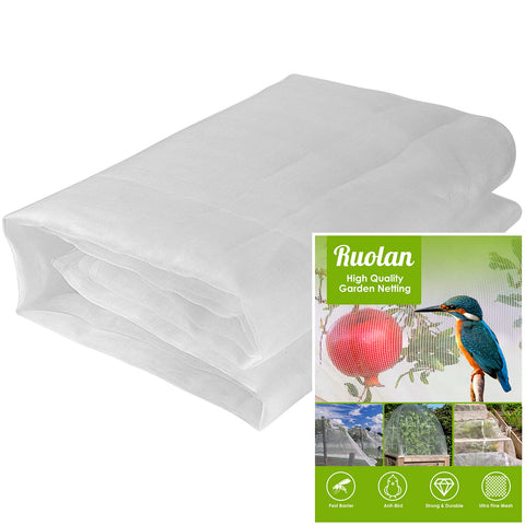 Ruolan garden netting protects vegetables from birds while allowing sunlight to reach plants.