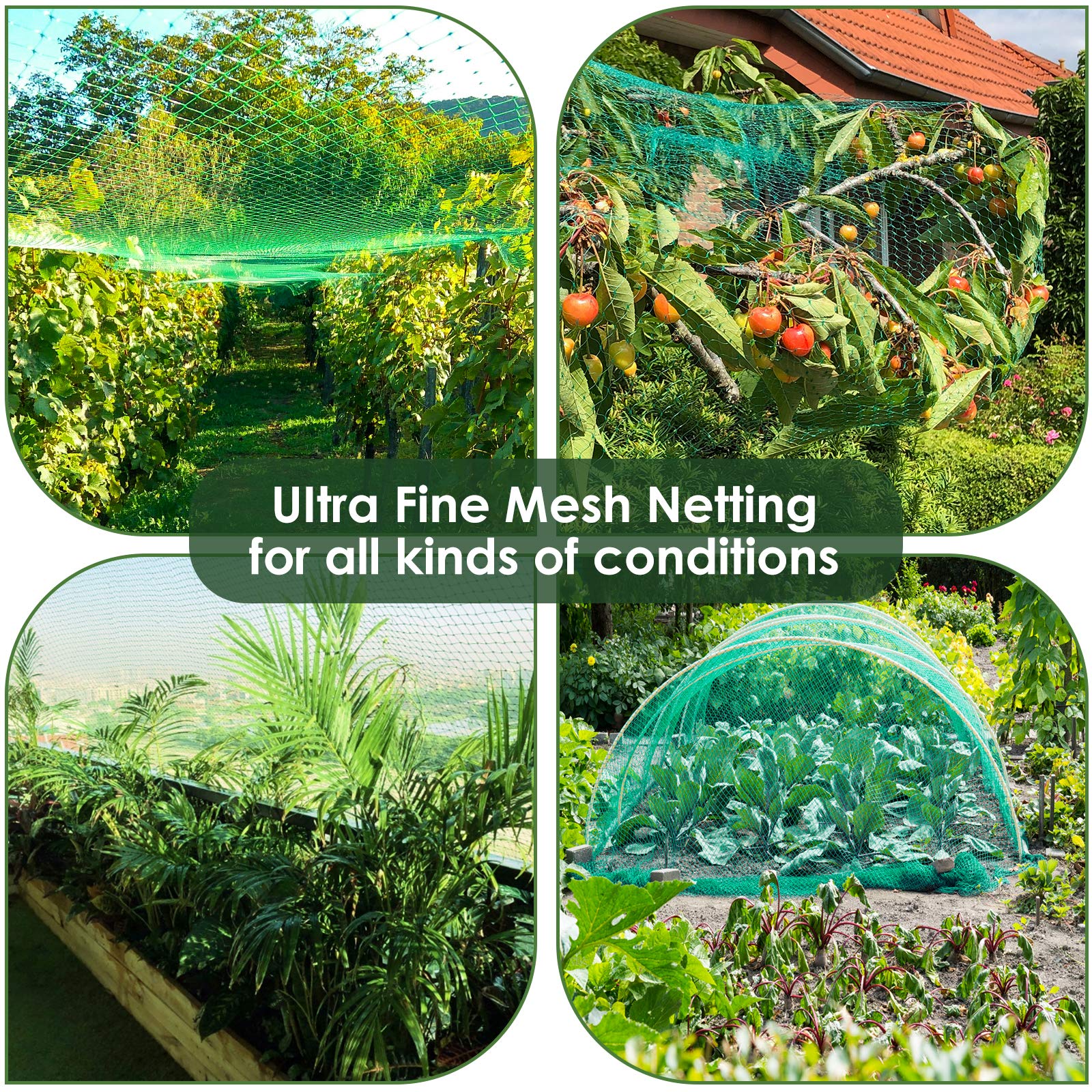 Ruolan UV-resistant netting stays strong under sun and rain