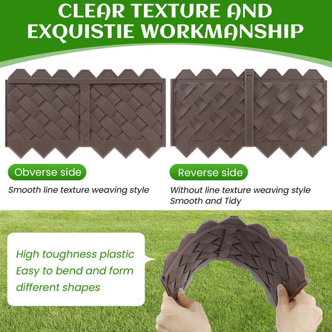 Ruppence border edging perfect for flower beds and lawn perimeters.