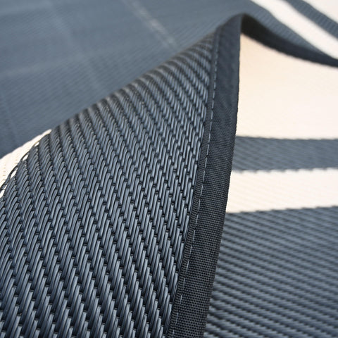 RURALITY lightweight rug rolls up for camping or picnics.