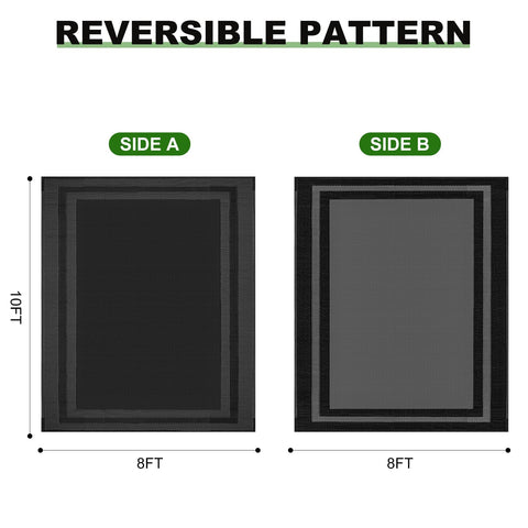 RURALITY 8x10 outdoor rug with UV resistance stays vibrant on sunlit decks.
