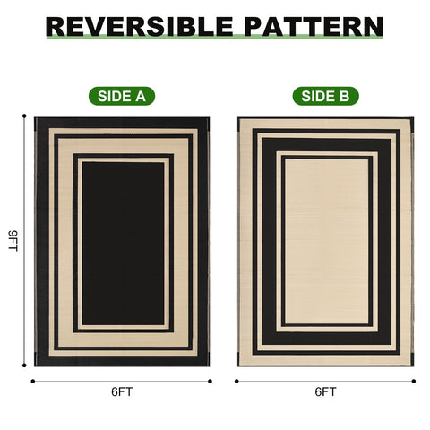 RURALITY patio rug uv-resistant — color retention for sunny balconies.