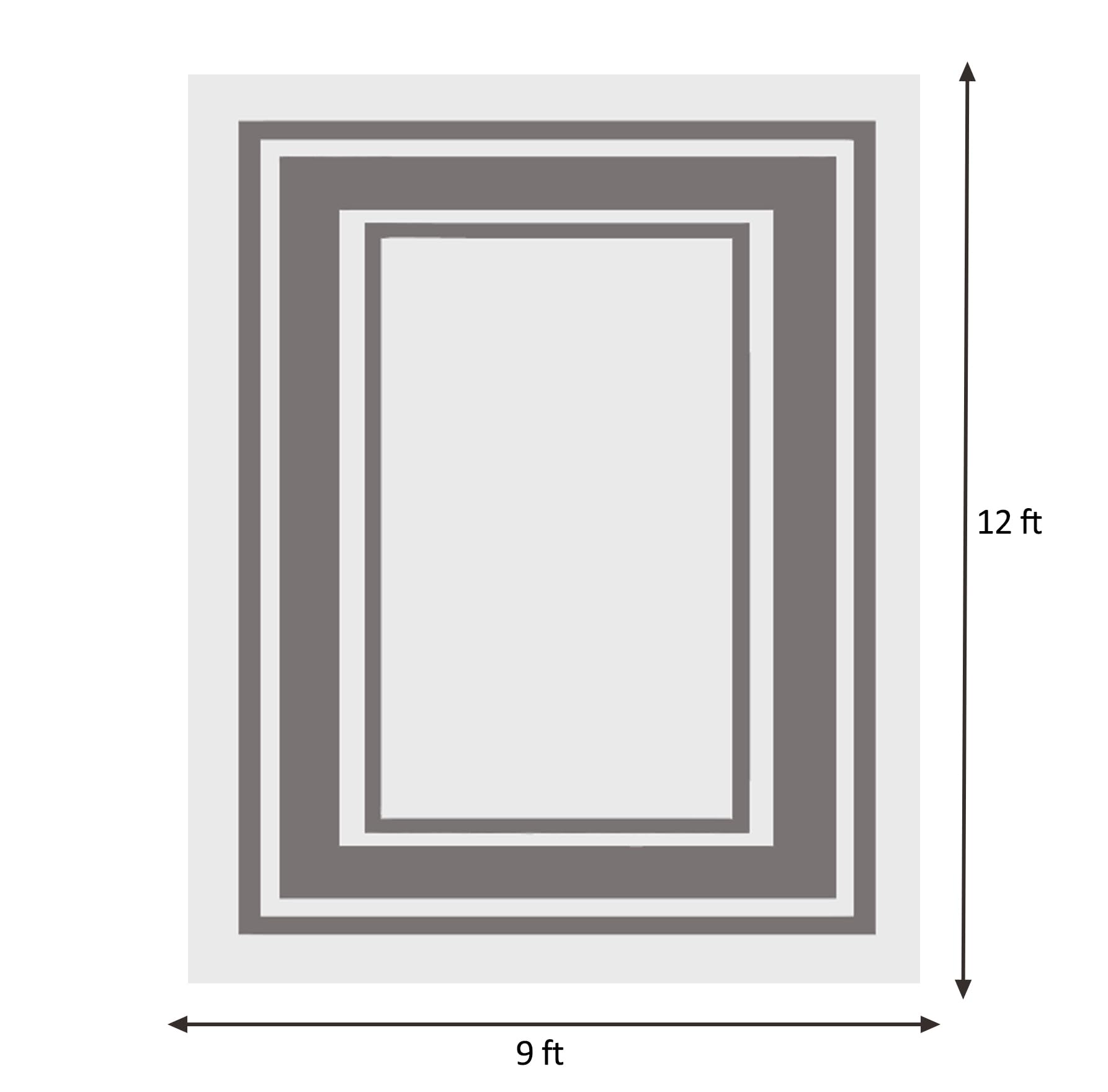 RURALITY plastic straw mat on a deck, patio, or camping setup showing reversible design