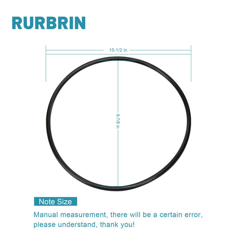 RURBRIN black tank seal O-ring, designed for durability in pool pumps.
