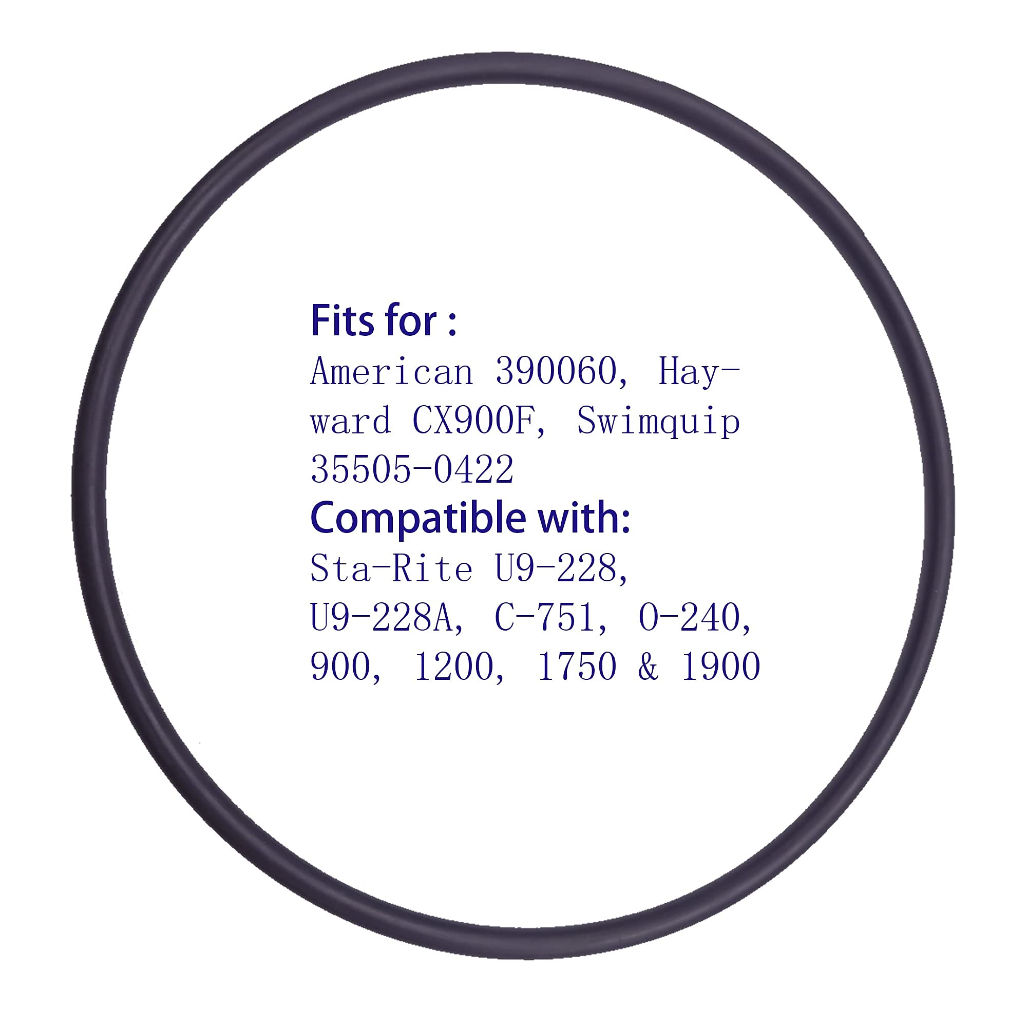 RURBRIN pool cartridge filter O-ring preserves gasket performance during season.