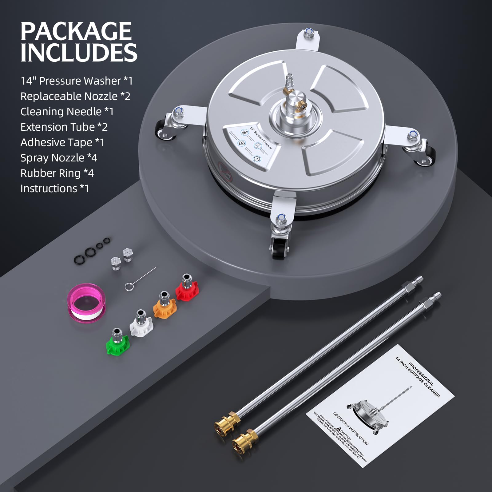 RURRBOOB included nozzle cleaner and maintenance kit