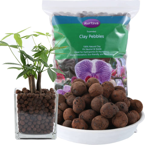 Rurtsva leca pebbles in hydroponics aquaponics setup delivering aeration