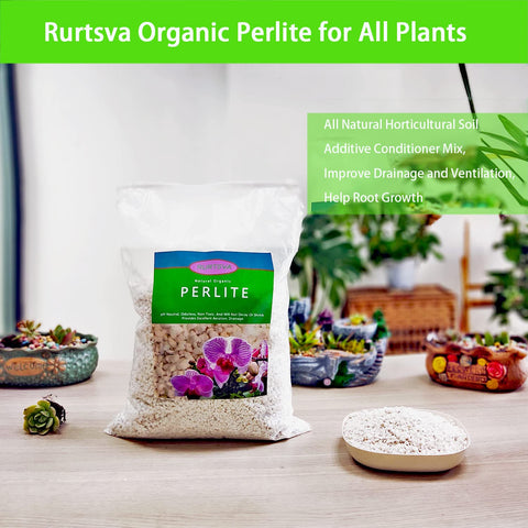 Rurtsva perlite indoors outdoors container gardening option for better drainage