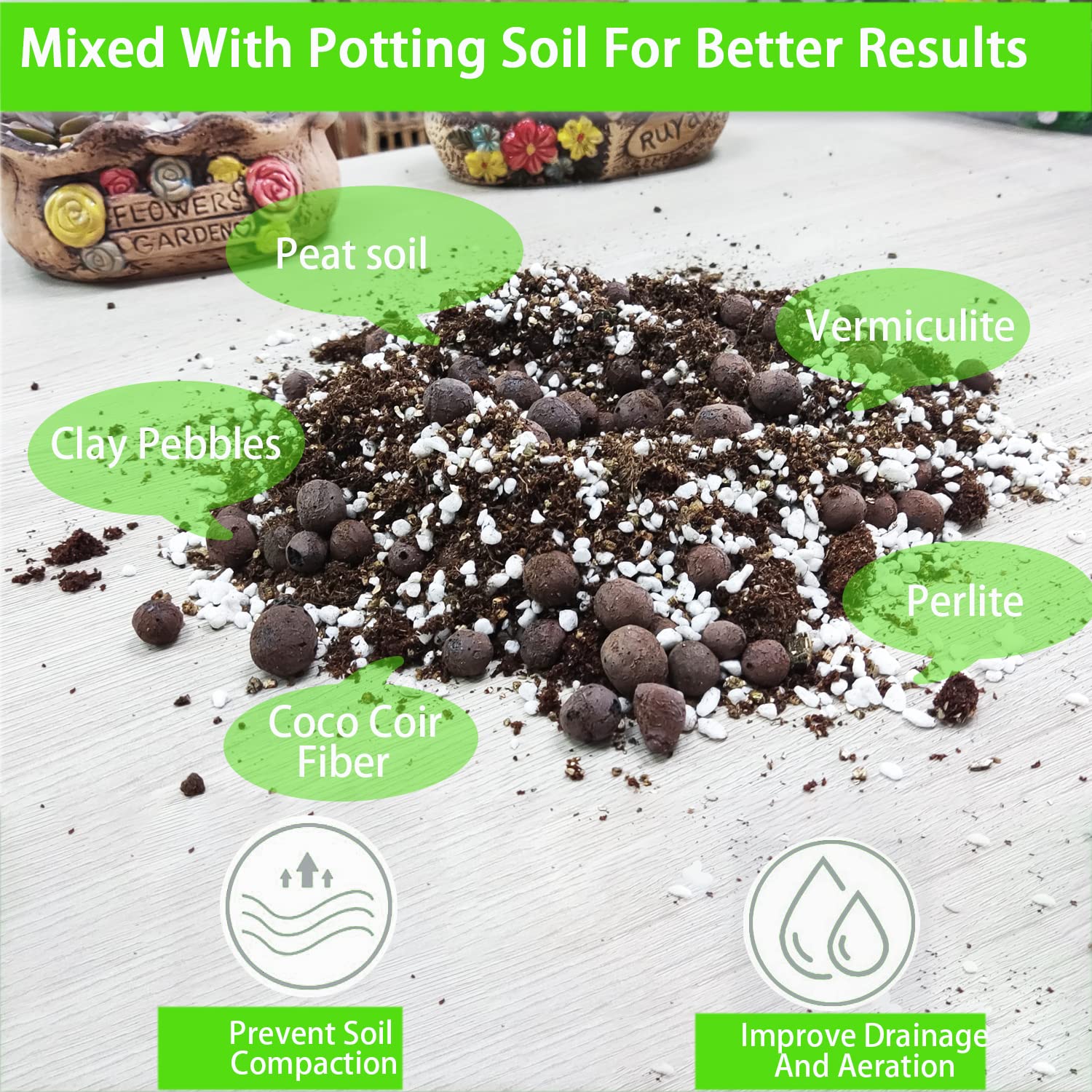 Rurtsva Perlite aiding root growth in potting mixes