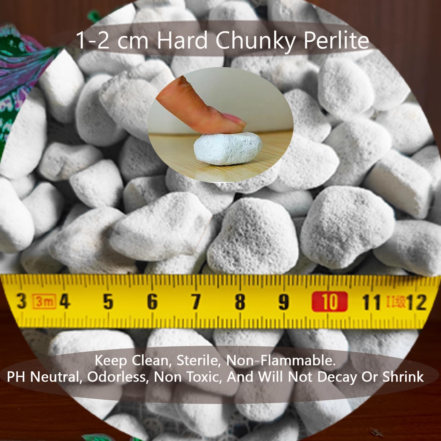 Rurtsva perlite increases soil porosity, reducing compaction.
