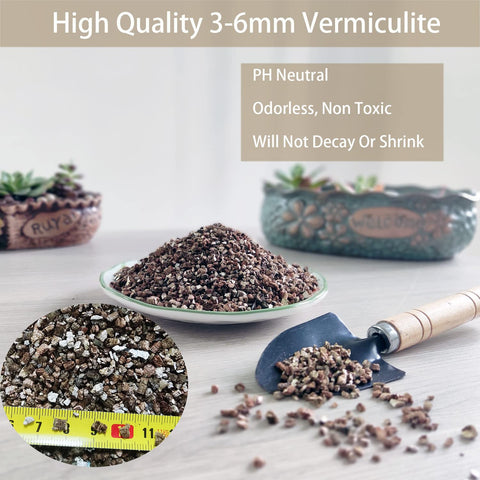 Rurtsva vermiculite granules, airy texture promotes healthy root growth.