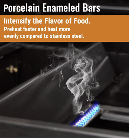 Rushare 7635 flavorizer bars provide even heat distribution during grilling.