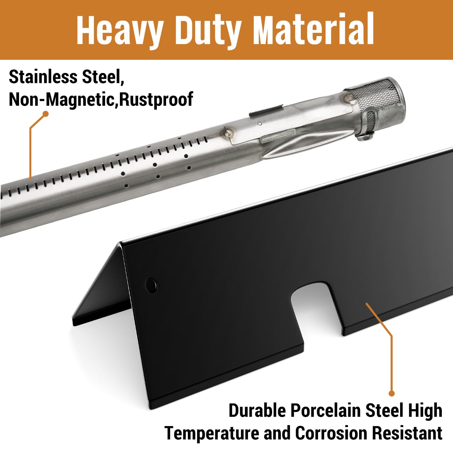 Rushare replacement parts pack for Weber grill supports easy upgrades and long-lasting performance