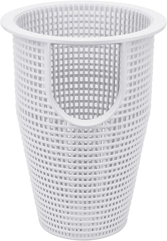 Rushinghorse 070387 pump basket front view showing durable mesh for debris filtration.