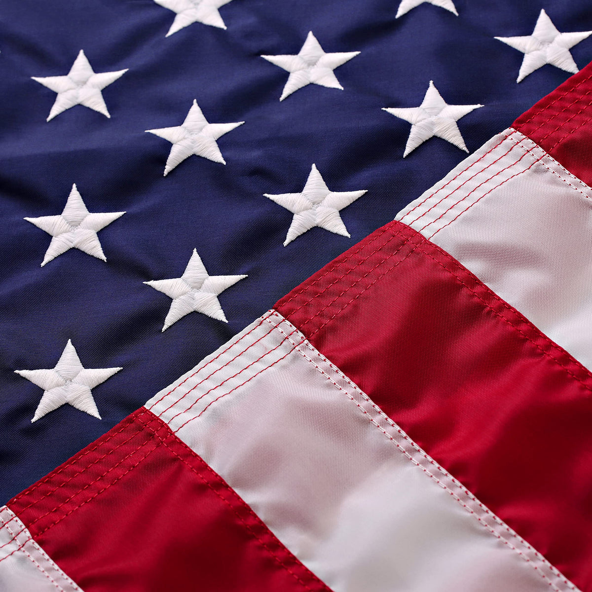 Rushmore Rose USA 3x5 flag front view for outdoor display