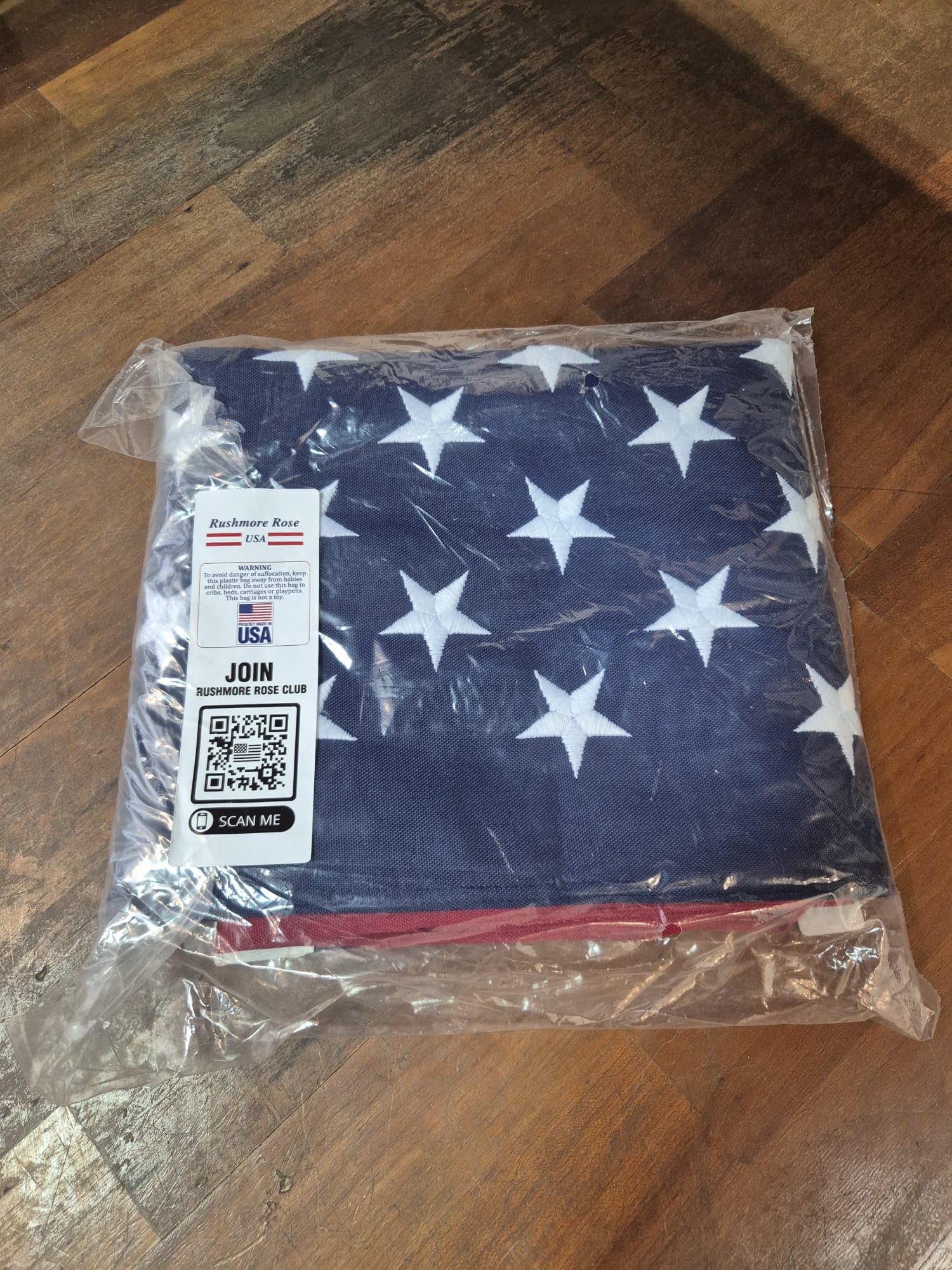 Rushmore Rose USA 4x6 flag made in USA; quality, domestically sourced.
