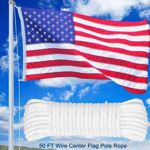 RUSON flagpole with flag illustrating secure display