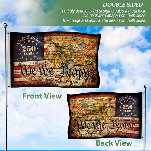 RustField Co commemorative flag ideal as a thoughtful patriotic gift.