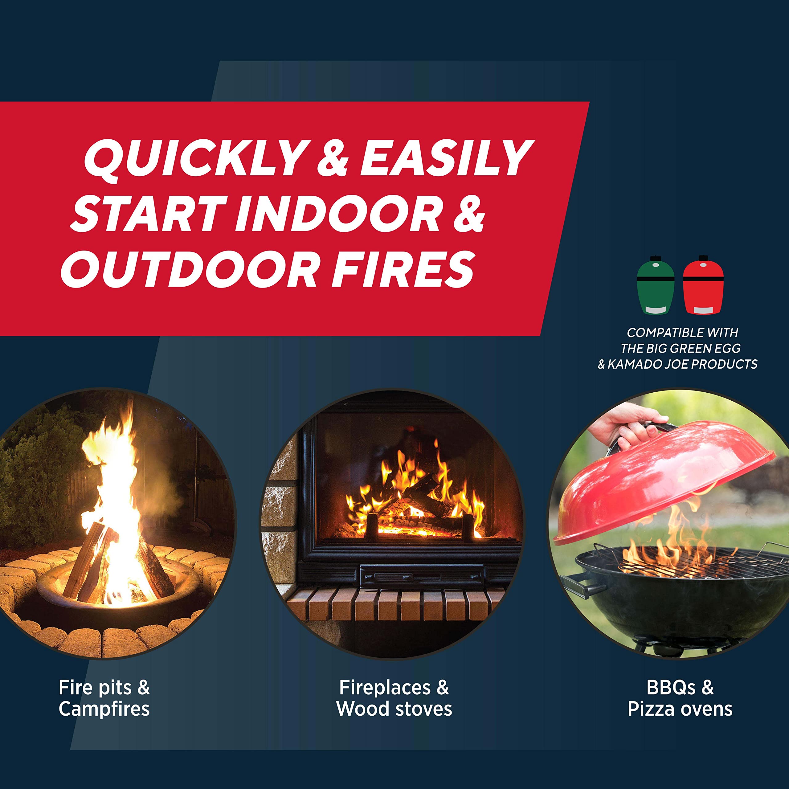 Made in USA stamp on Rutland Safe Lite Fire Starter Squares packaging.