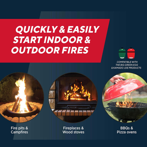 Made in USA stamp on Rutland Safe Lite Fire Starter Squares packaging.