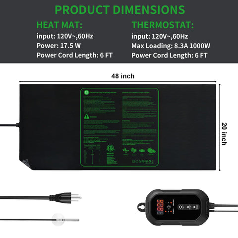 Ruyyi thermostat probe sensor for real-time soil temperature control