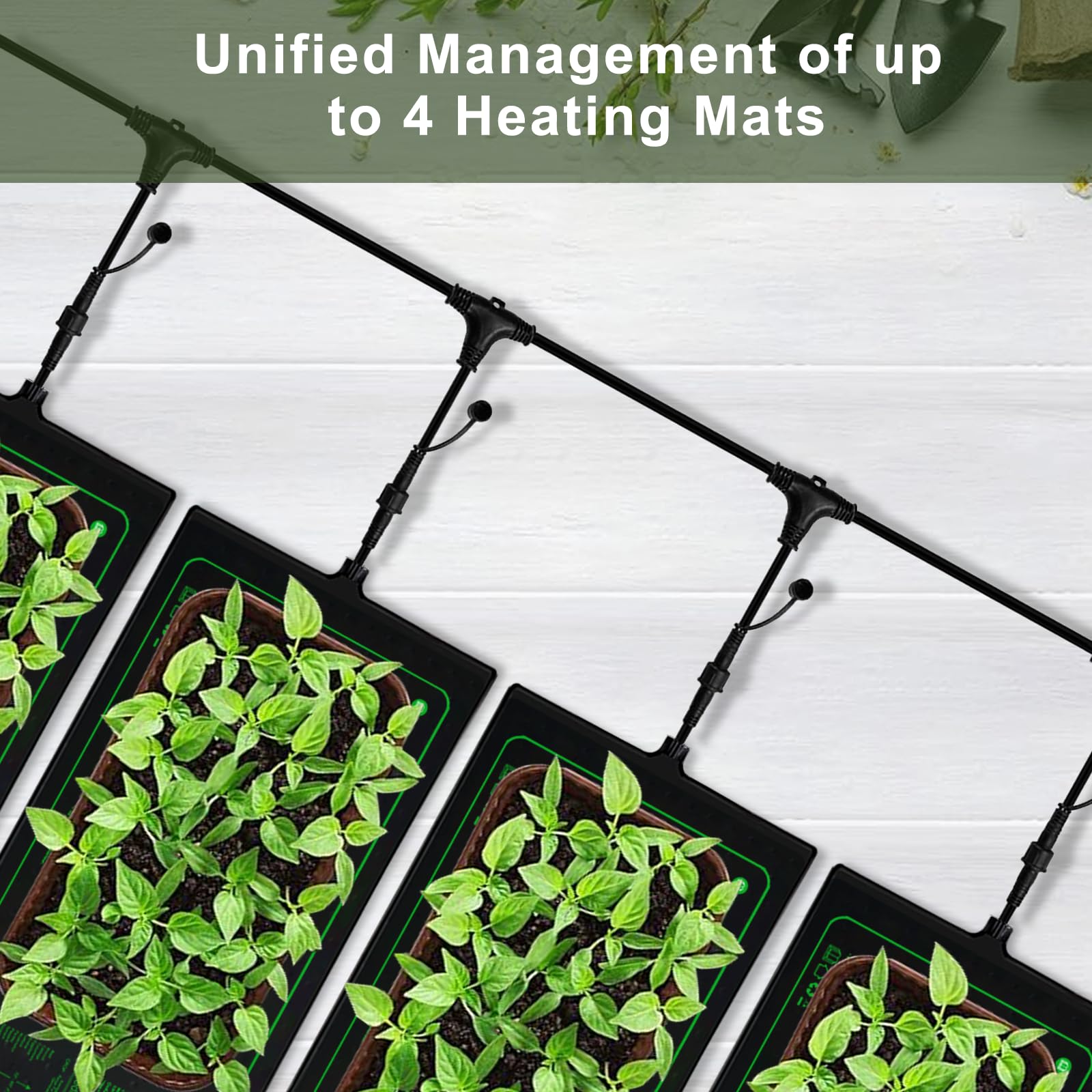 Ruyyi energy-efficient seedling mat uses only 17.5W.