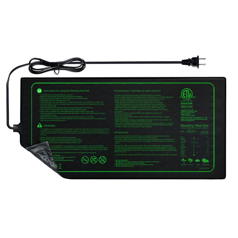 Ruyyi Upgrade 20x10 seedling heat mat provides steady warmth for healthy seedling germination.