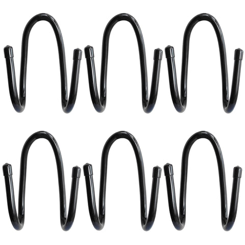 RUZUO chain-link fence hooks mounted on a fence, ready to hold tools.