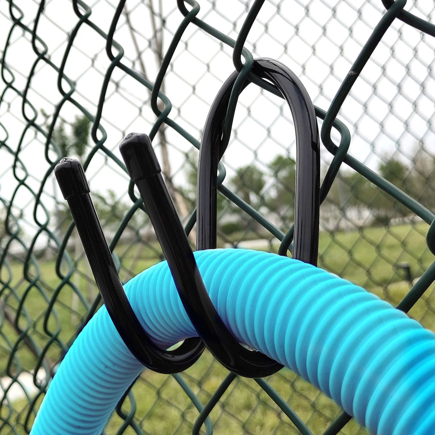 RUZUO moveable fence hooks fit any chain link