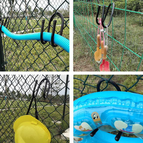 RUZUO durable chain link hooks designed for pool and garden gear storage.