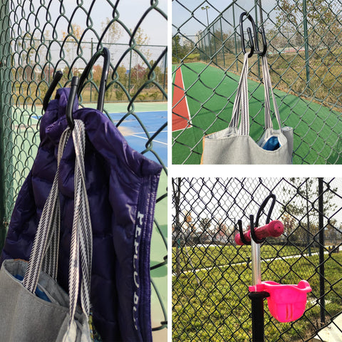 RUZUO multi-purpose fence hooks organize items neatly