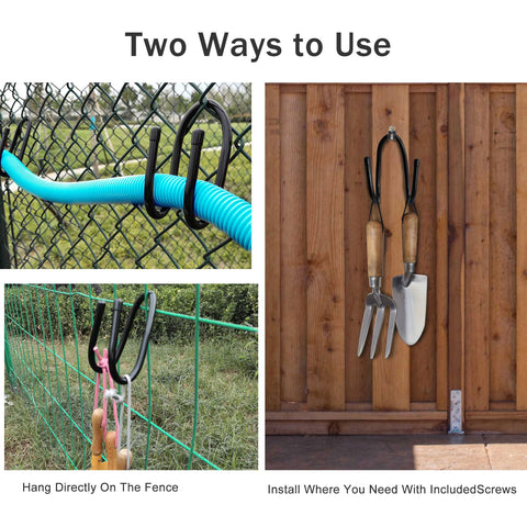 RUZUO PVC-coated fence hooks resist rust in outdoor use
