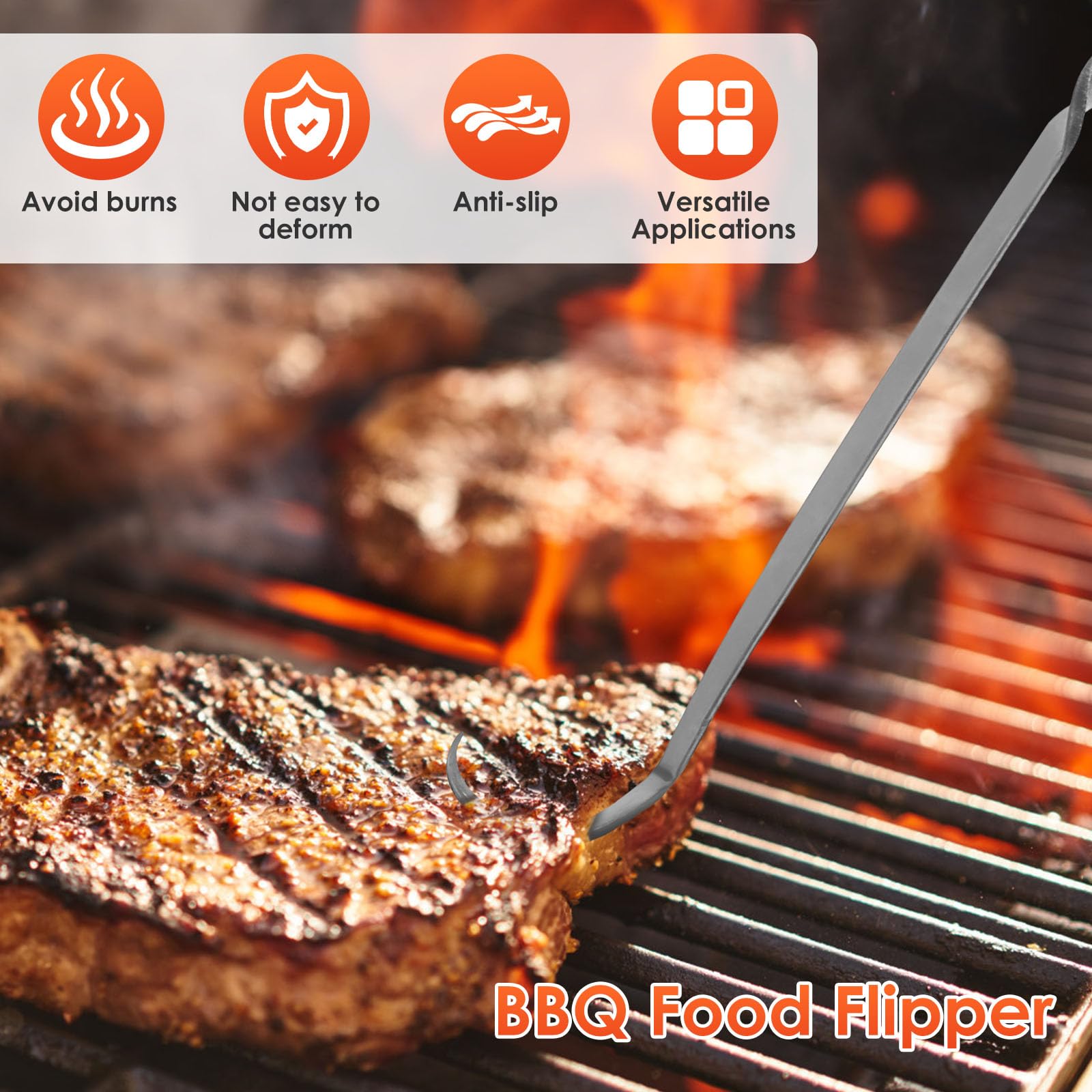 RVEFOT easy-clean design simplifies post-grill upkeep