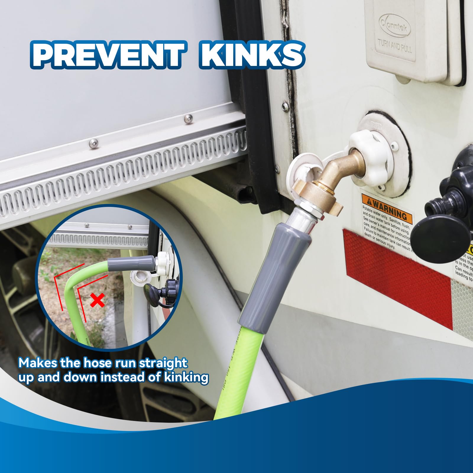 RVGUARD lead-free brass construction ensures safe, durable fittings.