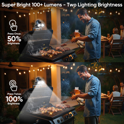RVZHI grill light uses heat-resistant fiberglass nylon for high-temperature grilling.